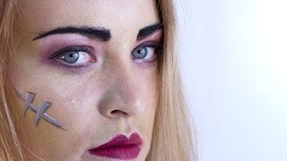 Maquillage Halloween : Miss Frankenstein