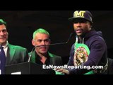 Floyd Mayweather On Stage With Tyson Chavez Duran Oscar Cotto EsNews