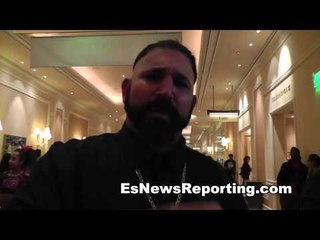 hard core boxing fan says pacquiao beats mayweather EsNews