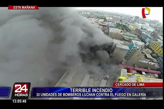 Cercado de Lima: incendio afecta galería 'La Cochera'