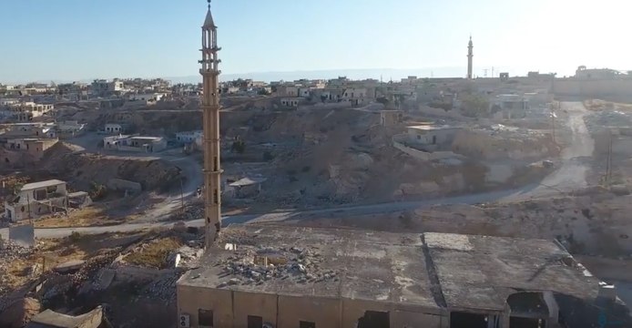 Rebel-Held Town in Northern Hama Heavily Damaged in Extended Regime Aerial Bombardments