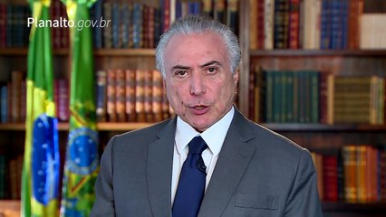Pronunciamento do presidente Michel Temer