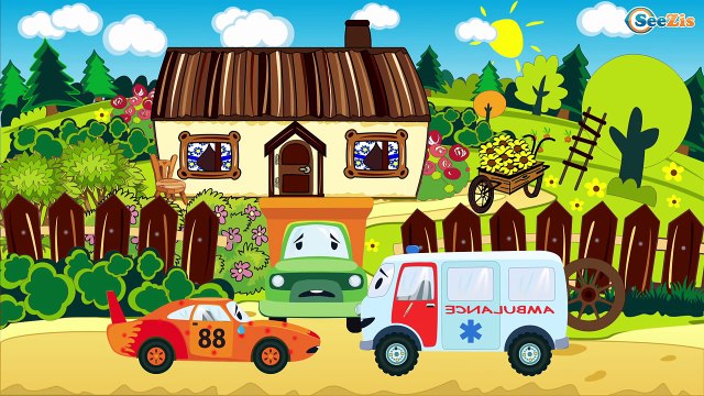 Eğitici çizgi film - Sarı Ekskavatör - İş makineleri - Akıllı Arabalar - Türkçe İzle,Çocuklar için çizgi filmler izle 2017 part 2/2