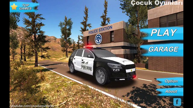 Polis Arabası Oyunları _ Jip Polis Arabası Çizgi Film Oyunu,Çocuklar için çizgi filmler izle 2017