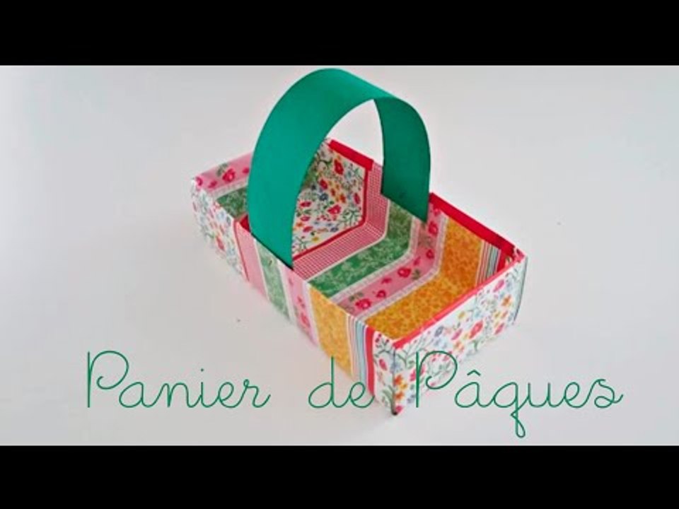 Bricolage de Pâques pour enfants. Fabriquer un panier de Pâques