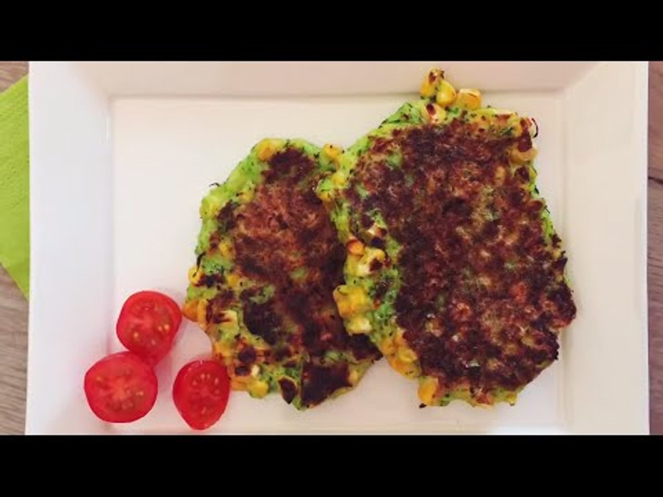 Recette Galettes de courgettes et maïs - L'atelier de Juliette