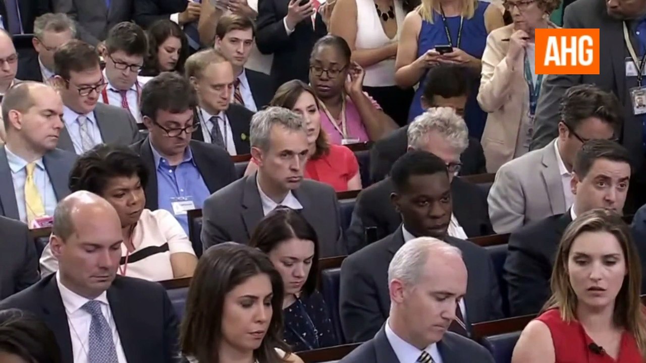 "If Trump has evidence Comey lied under oath what is he waiting for?" Sean Spicer laughs at reporter