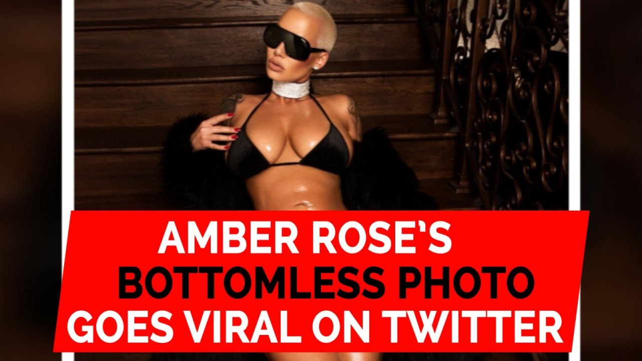 Amber Rose's risky bottomless Instagram photo for SlutWalk goes viral