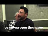 Oscar De La Hoya Goes Deep Into Pacquiao vs Mayweather