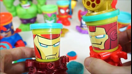 Play Doh Marvel Super Heroes Collection 플레이도우 슈퍼히어로 모음 캡틴아메리카 아이언맨 스파이더맨  - 퍼플토이박스
