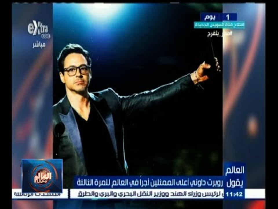 #العالم_يقول |  الحلقة الكاملة 5 اغسطس 2015 | روبرت داوني أعلى الممثلين أجرا في العالم