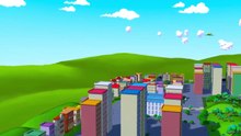 Super Truck et l'Avion à Car City _ Dessin animé pour le