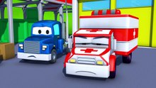 Super Truck et l'Avion à Car City _ Dessin animé pour les enfa