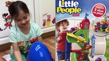 HUGE LITTLE PEOPLE Sit N Stand Skyway   Big Surprise Egdfgrg Opening Disney Cars Kinder Egg