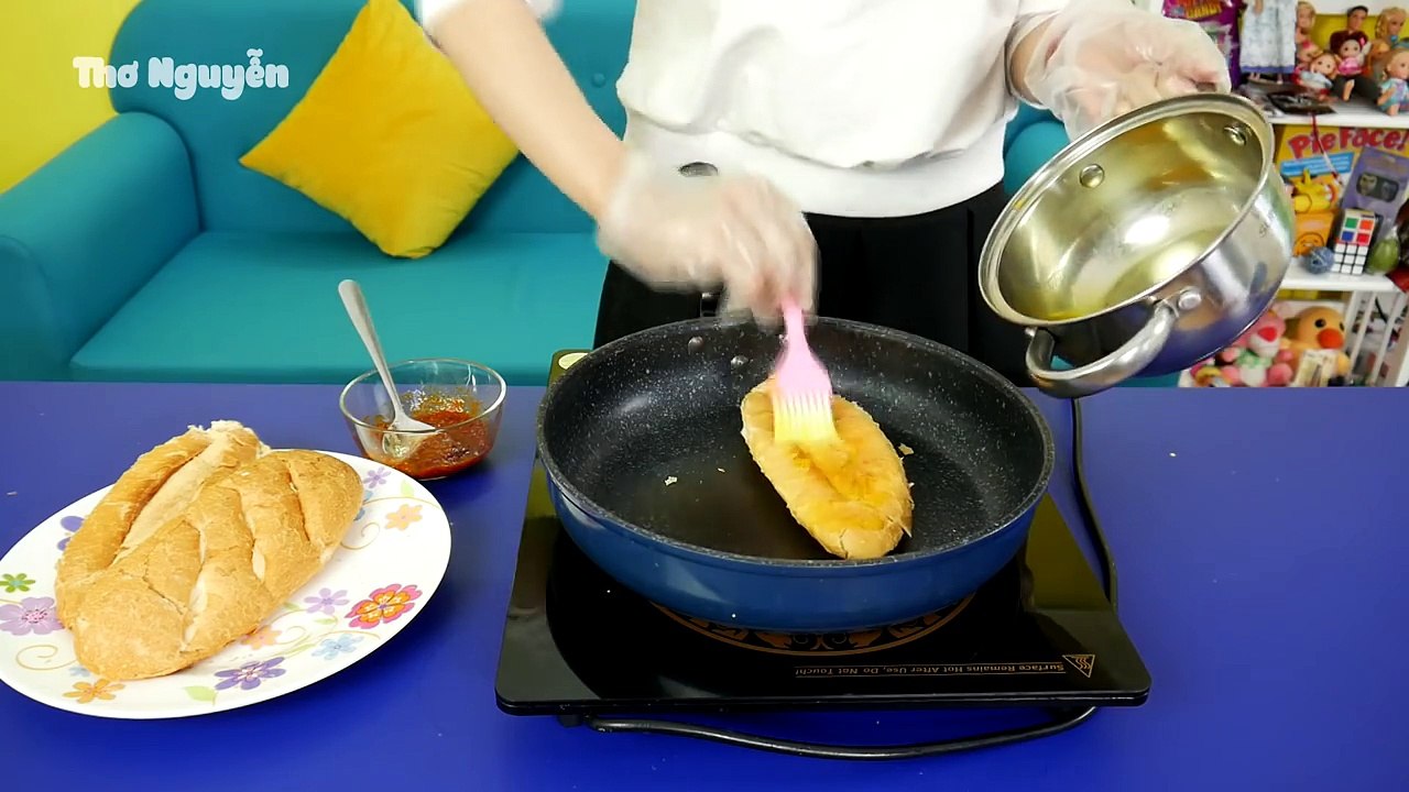 Hướng Dẫn Làm Bánh Mì Nướng Muối Ớt Cực Đơn Giản (Không Dùng Lò Nướng) - THƠ NGUYỄN - THO NGUYEN