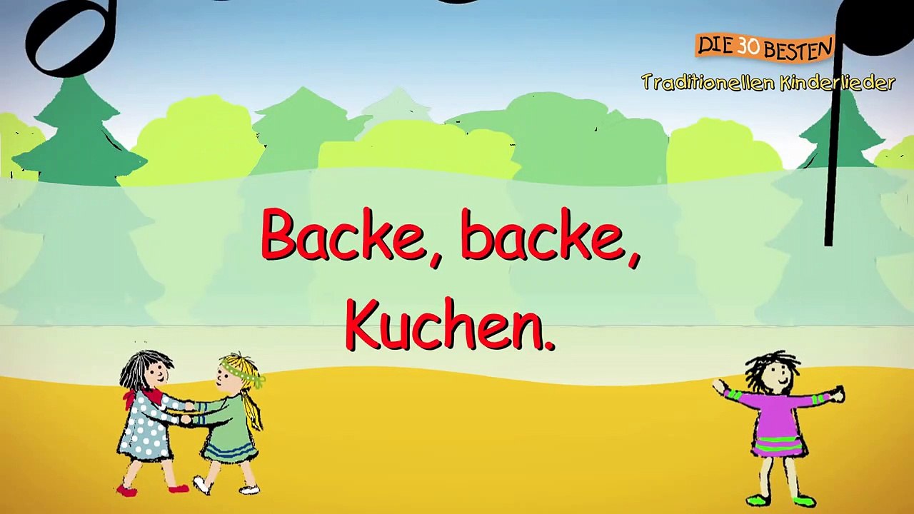 Backe, backe Kuchen - Traditionelle Kinderlieder _ Kinderlied