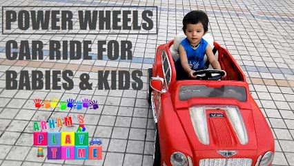 Baby Riding Remote Control Car  Power Wheels Car Ride by Kids