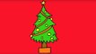 Apprendre à dessiner un sapin de Noël - How to draw a christmas tree