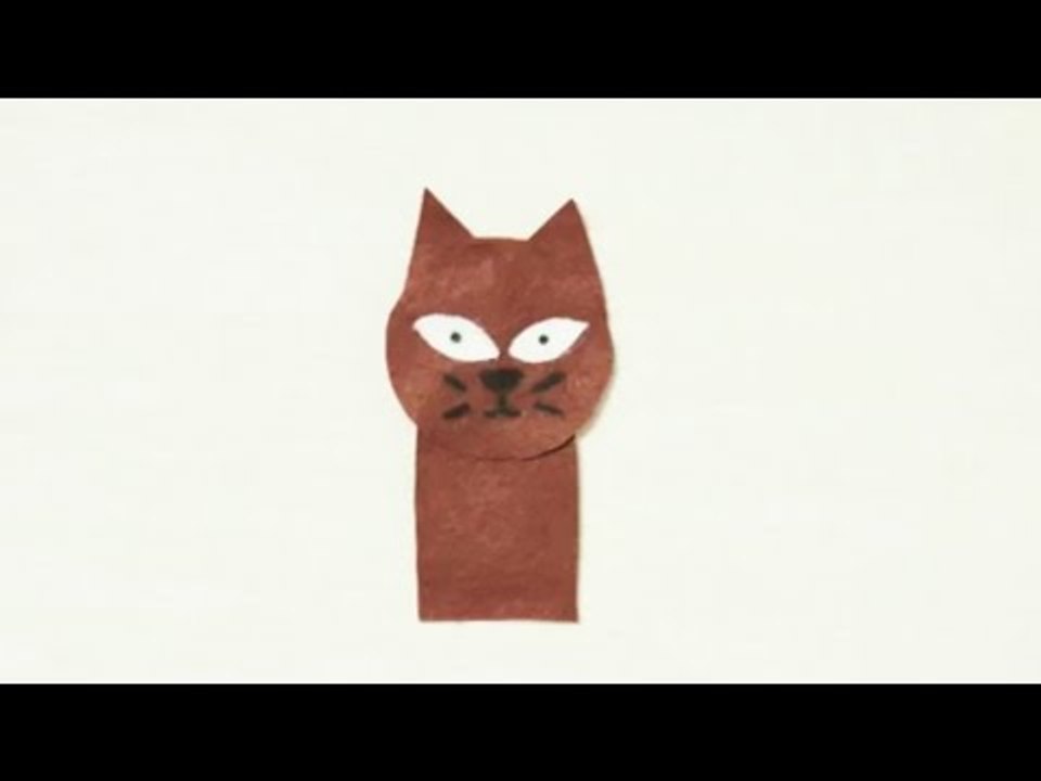 Fabriquer une marionnette chat