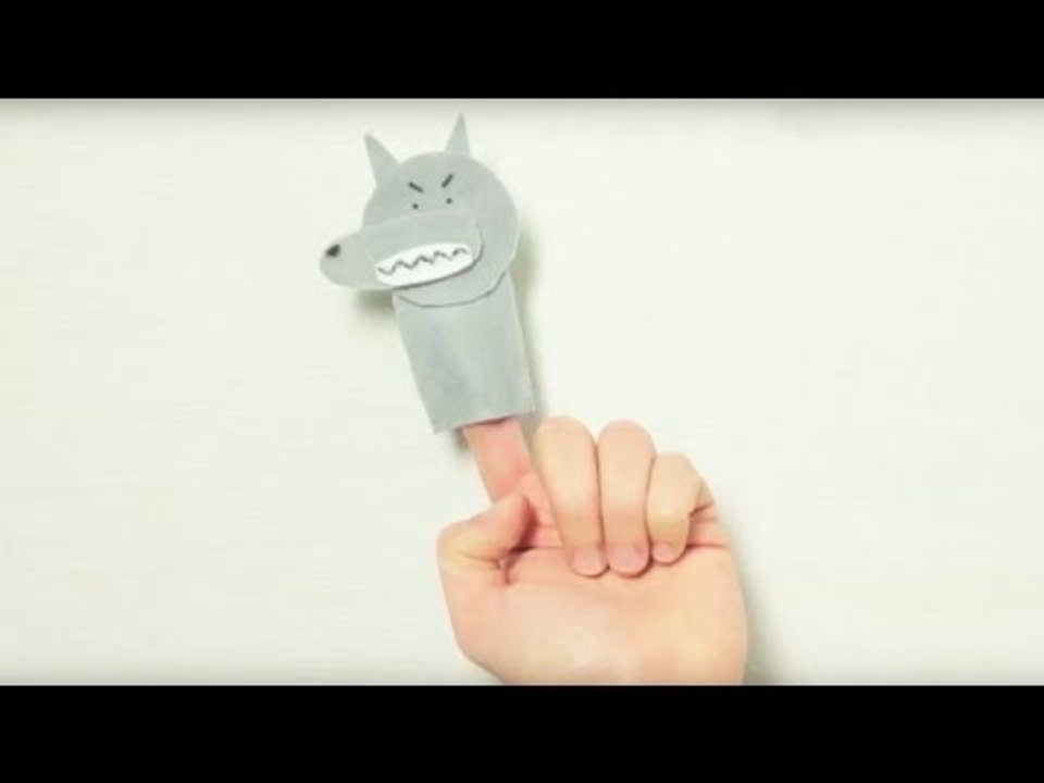 Fabriquer une marionnette loup
