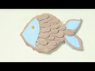 Fabriquer un poisson en pâte à sel