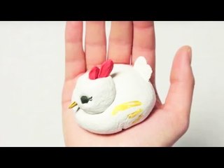 Fabriquer une poule en pâte à sel