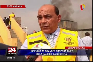 Cercado de Lima:  soldadura habría iniciado el fuego en galería ‘La Cochera’