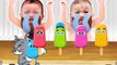 Bad Baby Crying And Learn Colors Colorful ice cream Lollipop - Finger Family Song Collection #2