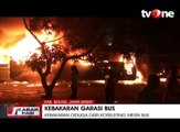 Kebakaran Gudang Mayasari Bakti Hanguskan 10 Bus Terparkir