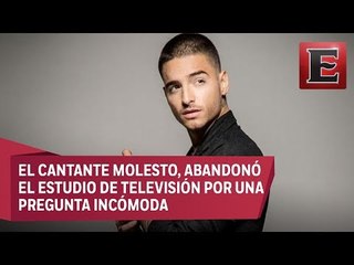 Maluma abandona entrevista al ser cuestionado por sus '4 babys'