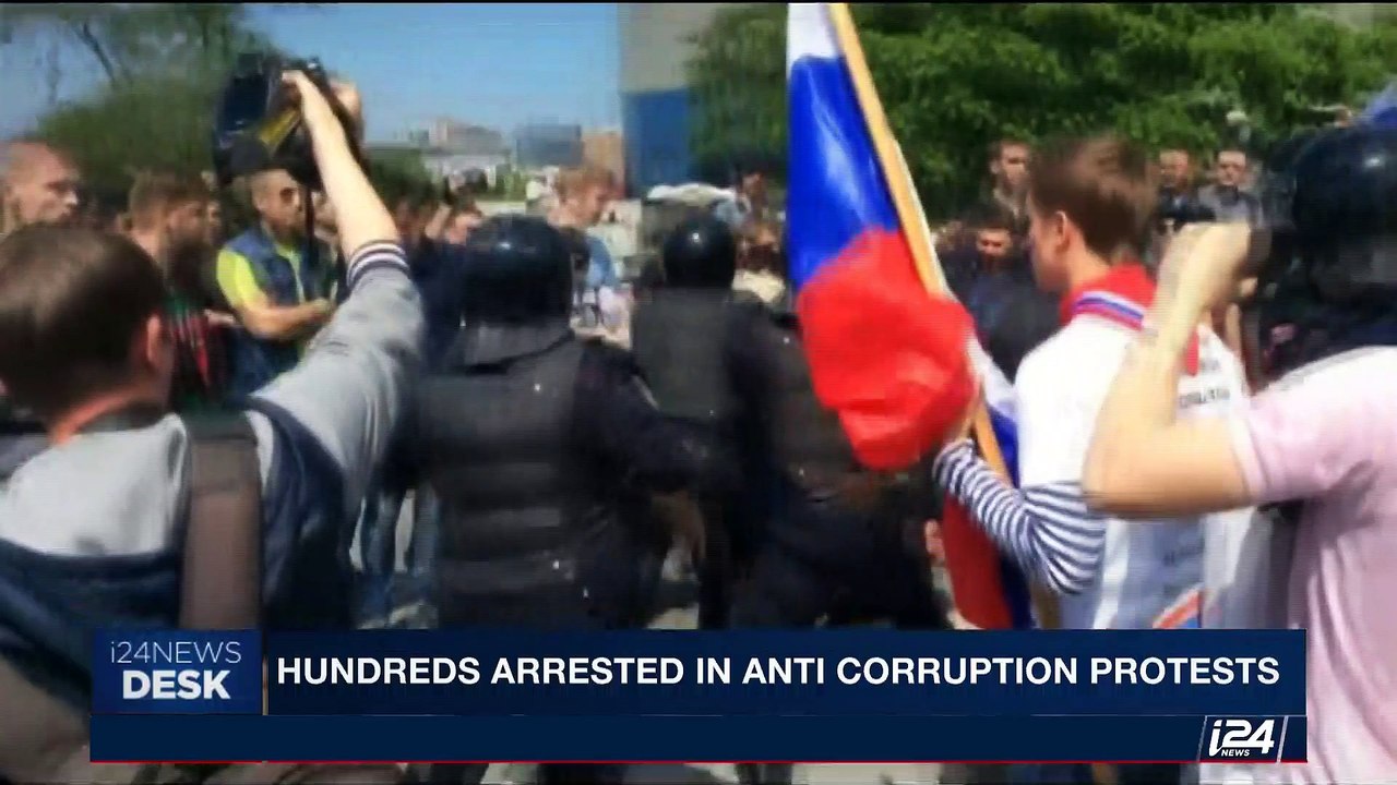 i24NEWS DESK | Putin critic Navalny to serve 30 days in prison | Tuesday, June 13th 2017