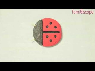 Fabriquer une coccinelle en pâte à sel