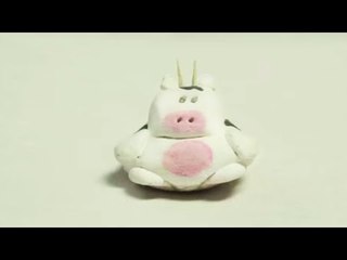 Fabriquer une vache en pâte à sel