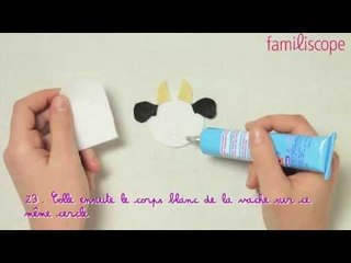 Fabriquer une marionnette vache