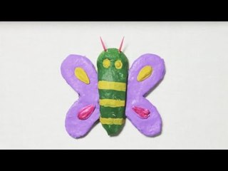 Fabriquer un papillon en pâte à sel