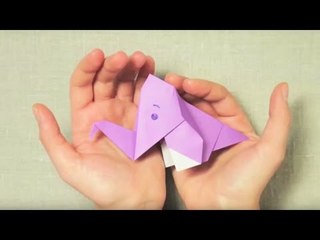 Fabriquer un éléphant en origami