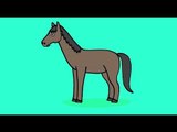 Apprendre à dessiner un cheval ? - How to draw a horse ?