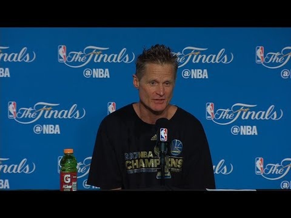 Steve Kerr Postgame Interview - Game 5 | Cavaliers vs Warriors | June 12, 2017 | 2017 NBA Finals