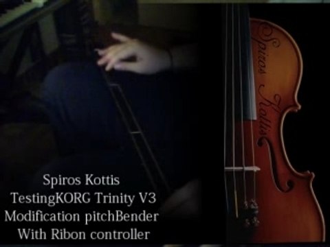 Spiros Kottis TestingKORG TrinityV3Modification