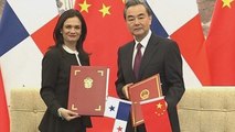 China y Panamá sellan el establecimiento de relaciones diplomáticas