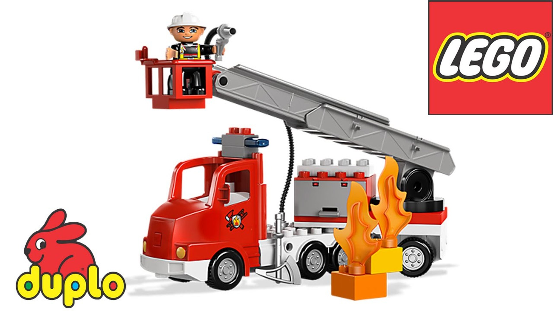 national Udfør Afdæk LEGO Duplo Fire Truck 10592 Instructions for Kids Bricks & Building Blocks  - video Dailymotion