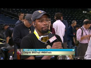 Download Video: Kevin Durant on Winning Championship - Game 5 | Cavaliers vs Warriors | 2017 NBA Finals