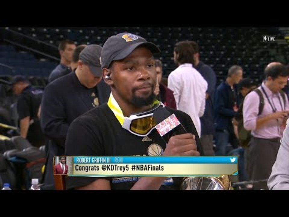 Kevin Durant on Winning Championship - Game 5 | Cavaliers vs Warriors | 2017 NBA Finals