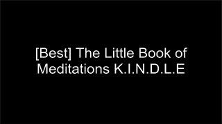 [cBDU0.READ] The Little Book of Meditations by Gilly Pickup W.O.R.D