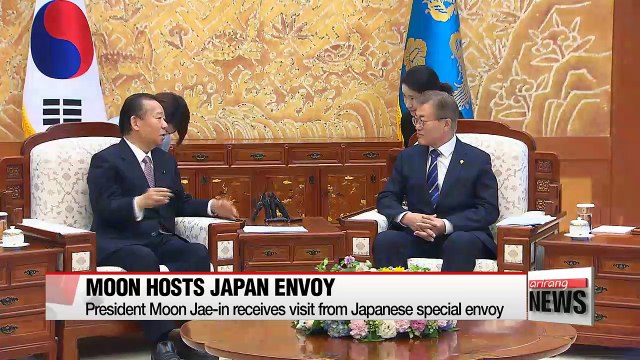 President Moon tells Japanese envoy Korean people do not accept wartime sex slavery deal