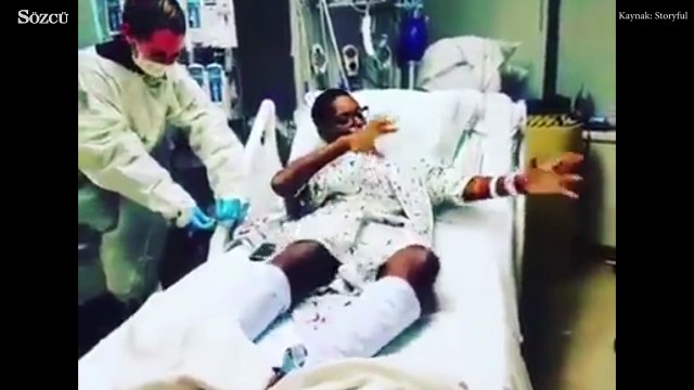 Başarılı kalp ameliyatı sonrası yerinde duramadı