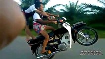 288.INSANE DEATHDEFYING MOPED STUNTS by Two Crazy Talented Riders