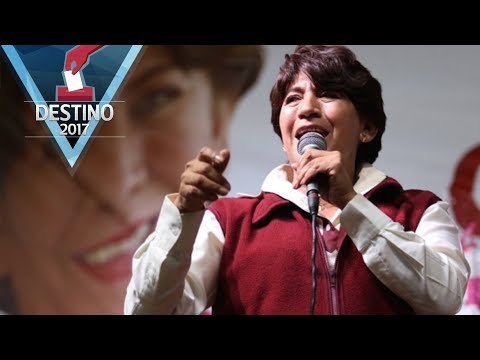 Delfina Gómez se declara ganadora en encuestas de salida: MORENA