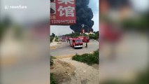 Major fire breaks out in chemical factory in China killing one