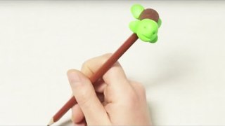 Fabriquer un animal à fixer sur un crayon